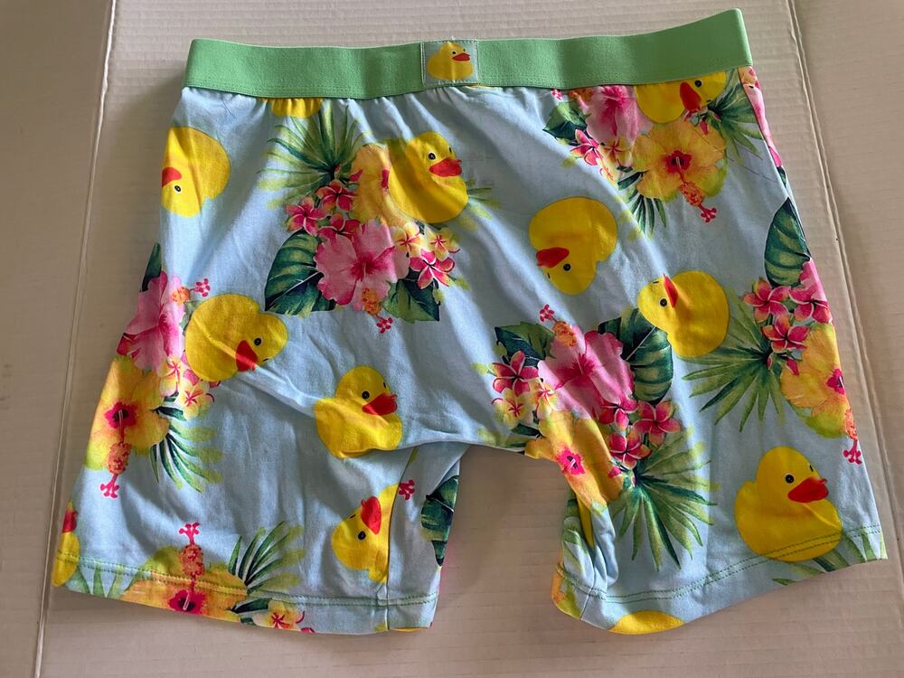 Crazy Boxer Ducks Men’s Boxer Brief Lounge Wear Underwear Size L NWT